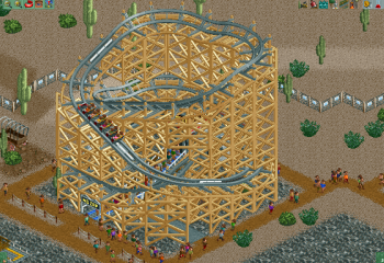 Lightning Zap - A 6x6 Hybrid coaster
