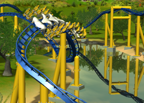 Tropical Fight B M Winged Roller Coaster Downloads RCTgo