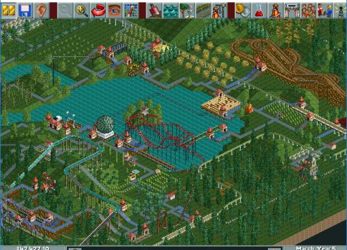 RollerCoaster Tycoon saved games