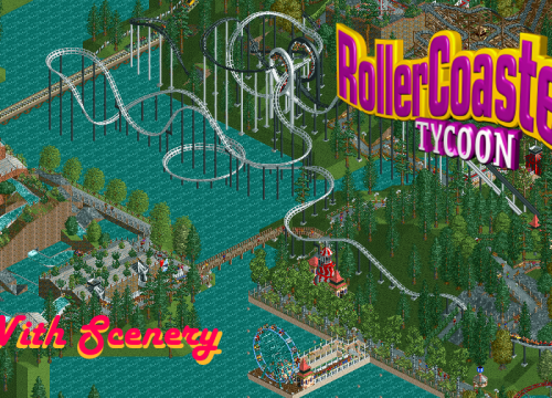 Rollercoaster Tycoon Diamond Heights with scenery Downloads