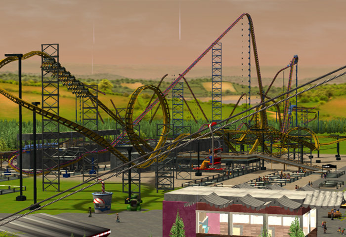 paratrooper ride for rollercoaster tycoon 3 download